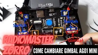 Radiomaster Zorro Come montare Gimbal AG01 Mini: Tutorial Sostituzione e Calibrazione End Points