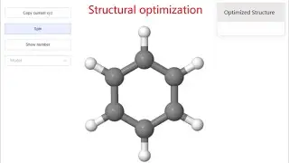 Complete structural optimization with one click!  🤩✨ #DFT #computationalchemistry #DeepChem