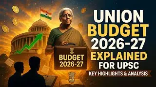 Union Budget 2026-27 Explained for UPSC | Key Highlights, Analysis & Strategy | Budget 2026 India
