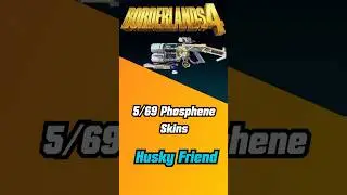Super Rare Husky Friend Phosphene Shiny Skin Drop | Borderlands 4
