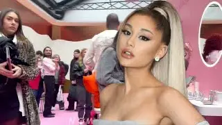 Ariana GRANDE 🤩 R.E.M. Beauty Pop Up Store in Paris @ Hypernova Hotel, February 20 21 2024 💄💋
