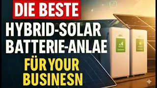 Hybrid-Solarbatterie f&uuml;r Firmen: Die ultimative L&ouml;sung gegen Blackouts und hohe Stromkosten