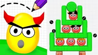 Draw To Smash: logic puzzle, Head Monster, Draw Hero VS Hide Ball,Relaxing Games Update, viral video