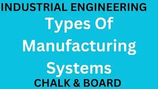 Types of Manufacturing Systems