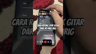 Cara ruting efek gitar dari hp pake irig