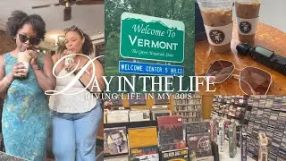 VLOG - VERMONT DAY TRIP | A THRIFTING, VINTAGE, NOSTALGIC DAY! | LIVING ALONE IN MY 30S