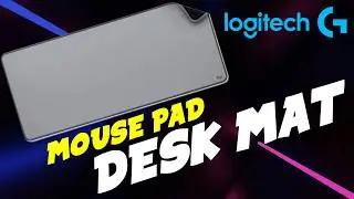 REVIEW: MOUSE PAD DESK MAT LOGITECH - &Eacute; bom? Vale a pena comprar?