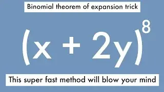BINOMIAL THEOREM OF EXPANSION SHORT TRICK A LEVEL MATHS FOR ENGINEERING MATHEMATICS&nbsp;