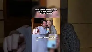 Una chica hermosa luego de la rueda de prensa de Yeison Jim&eacute;nez