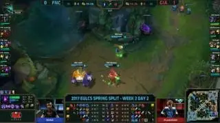 Flaxxish Blast Cone Mechanics Giants vs Fnatic Game 2