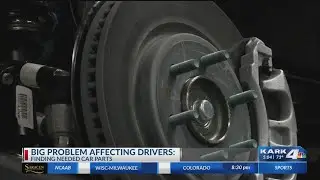 Auto part delivery issues causing traffic jam for drivers, backup for goods getting to store shelves