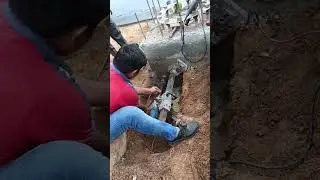 Core Cutting in RCC pedestal for Testing