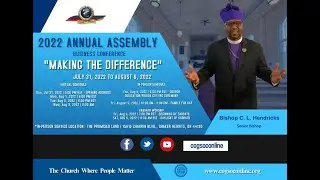 Bishop Hendricks 2022 Annual Assembly Address