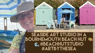 Beach Hut Artist | Diane Roberts Creates Art by the Sea, Bournemouth