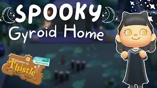 SPOOKY WITCH ISLAND ACNH SPEED BUILD | VILLAGER HOUSE BUILD | ANIMAL CROSSING NEW HORIZONS