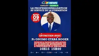 Entretien avec le Professeur ONOMO ETABA Roger Doyen de la FALSH-UEb