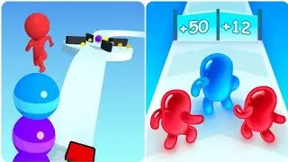 Max Levels Join Blob Clash 3D Vs Stack Rider 3D🤩😍😝🥰All New Max Update Mobile Gameplay WE21