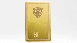 Lion Card: Customized Metal Cards