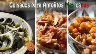 Guisados para Antojitos Mexicanos | Picadillo, Carne Deshebrada y Rajas