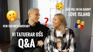 Q&A!! NÄR VILL VI HA BARN? + vi tatuerar oss!!