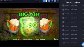 Irish Pot Luck Big Win