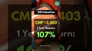 1 Year Returns of Top Cable Stocks #shorts #cable #sharemarket #stocks