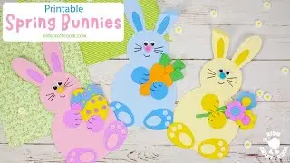 Cute Spring Bunny Craft For Kids