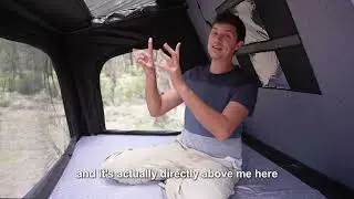 66kg and only 11.5cm thick! This might be the perfect rooftop tent for the urban adventurer.