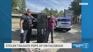 Tomball man finds his stolen tailgate on Facebook Marketplace