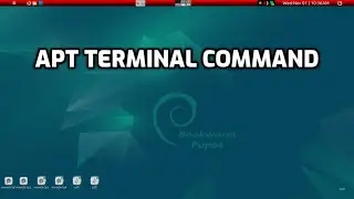 Apt terminal command in Bookworm64 puppylinux