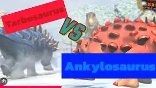 Epic Tarbosaurus vs Ankylosaurus Showdown | Dinosaurs Test Battle s1 Semifinals 2
