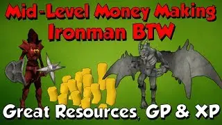 Mid-Level Ironman Money Making Guide! [Runescape 3] Easy GP & XP!