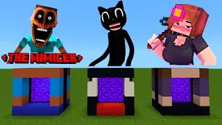 How To Make Portal To mimicer cartoon cat Jenny Dweler In Minecraft