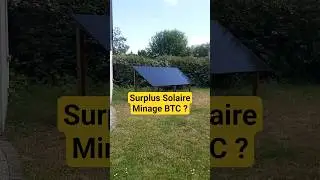 Et si on utilise le surplus solaire pour le minage de crypto ? #photovolta&iuml;que #diy  #solaire