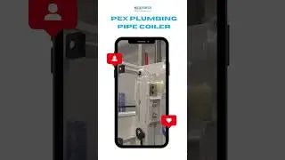 Pex Plumbing Pipe Coiler #ytshorts @ReelPowerInd