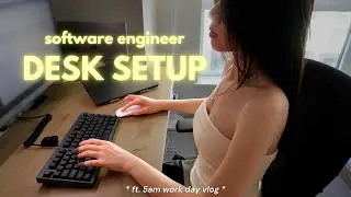 Desk Setup for Software Engineers 👩🏻&zwj;💻 5am Routine & Testing Workflow (SF)