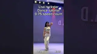 Lisa #rockstar mirrored dance tutorial 🩷#kpop #rockstardance #lisarockstar #kpopfyp #kpoptutorial