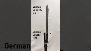 Bayonets for the German Gewehr 1898
