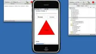 iPhone application demonstrating use of Quartz and Core Animation