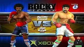 Rocky Legends XBOX Apollo Creed VS Joe Czak Fight 21 [2025]