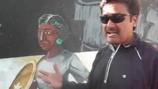 Anahuac Mural with Nelyollotl Toltecatl of Mexica Movement