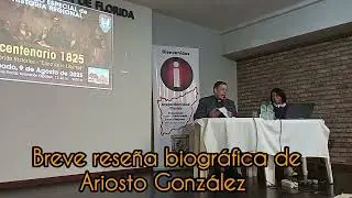 Rese&ntilde;a de Ariosto Gonz&aacute;lez. Encuentro de Geohistoria Bicentenario 2025.