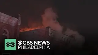 Abandoned building catches fire in West Philadelphia