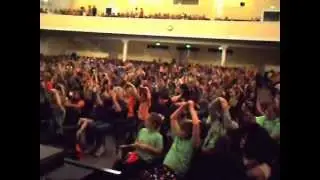 Mother Goose performs for the Young People Artists Crowd at Rent Auditorium
