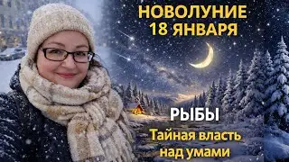РЫБЫ Новолуние 18.1.2026 Оставляй время для тишины и творчества, там сейчас рождаются твои сокровища