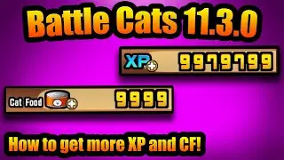Battle Cats 11.3.0 - How to get more XP and CF