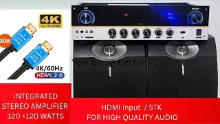 Integrated stereo Amplifier 💥I 💥I 💥  II With HDMI Input   II STK 4241 120  + 120 WATTS II