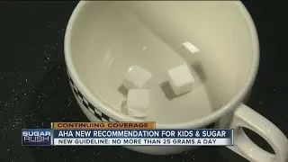 AHA announces new recommendation of sugar guideline for kids
