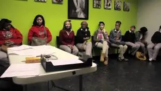 Fino teaching the art of Improv