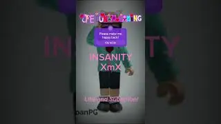 INSANITY HE (@Apakroblix) BLOCKED ME!!! | Petunia Cat Horror #roblox #oc #memes #insanity